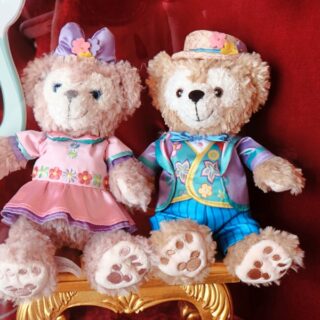 【2個セット】　香港ディズニーランド　トイストーリー　ダッフィー　ぬいぐるみ