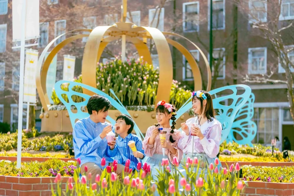 ハウステンボス　チューリップ畑 2025春｜ハウステンボス「100万本のチューリップ祭」が開催