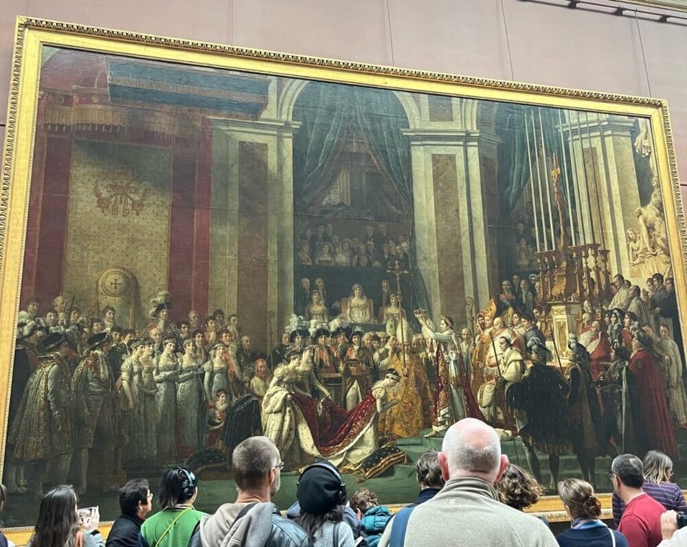 ルーブル美術館　ルーブル美術展　カンヴァス　額入り ルーブル美術館 ルーブル美術展 カンヴァス 額入り