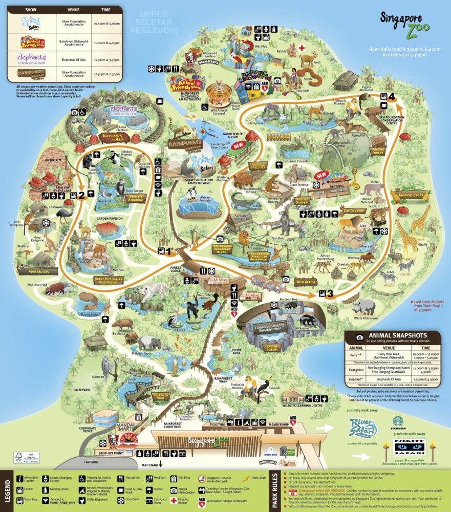 シンガポール動物園へのアクセス方法を徹底ガイド！チケットや滞在時間