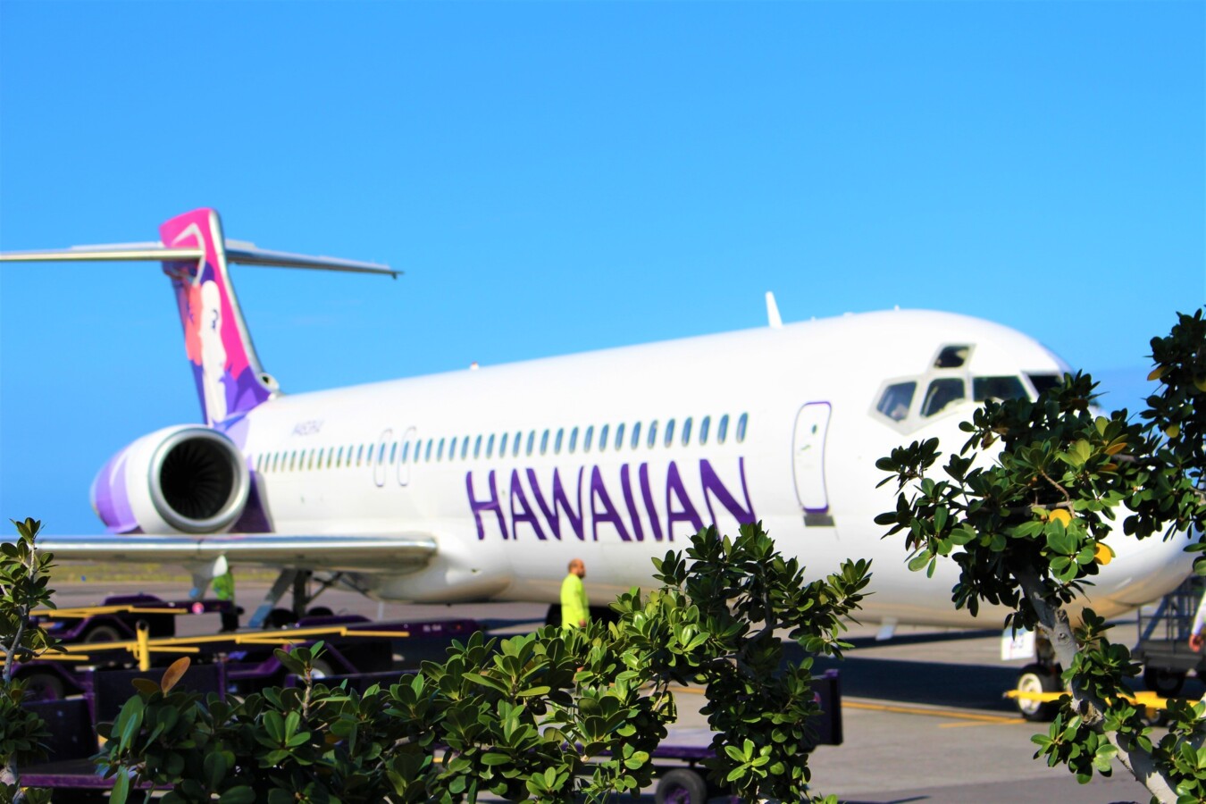 ハワイ 飛行機