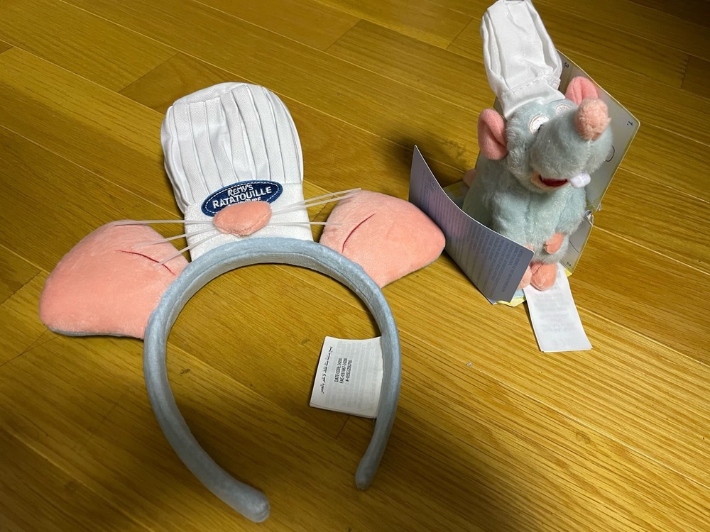 パリディズニー　レミーカチューシャ　2個セット ディズニーランド・パリのグッズ情報まとめ！おすすめのショップもご紹介