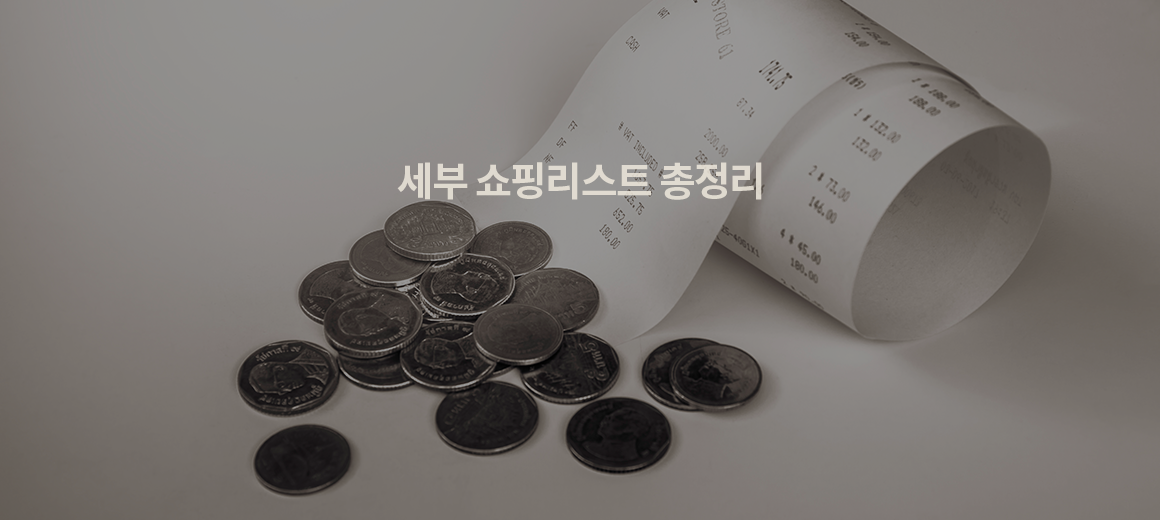 2024 세부 쇼핑리스트 BEST 6