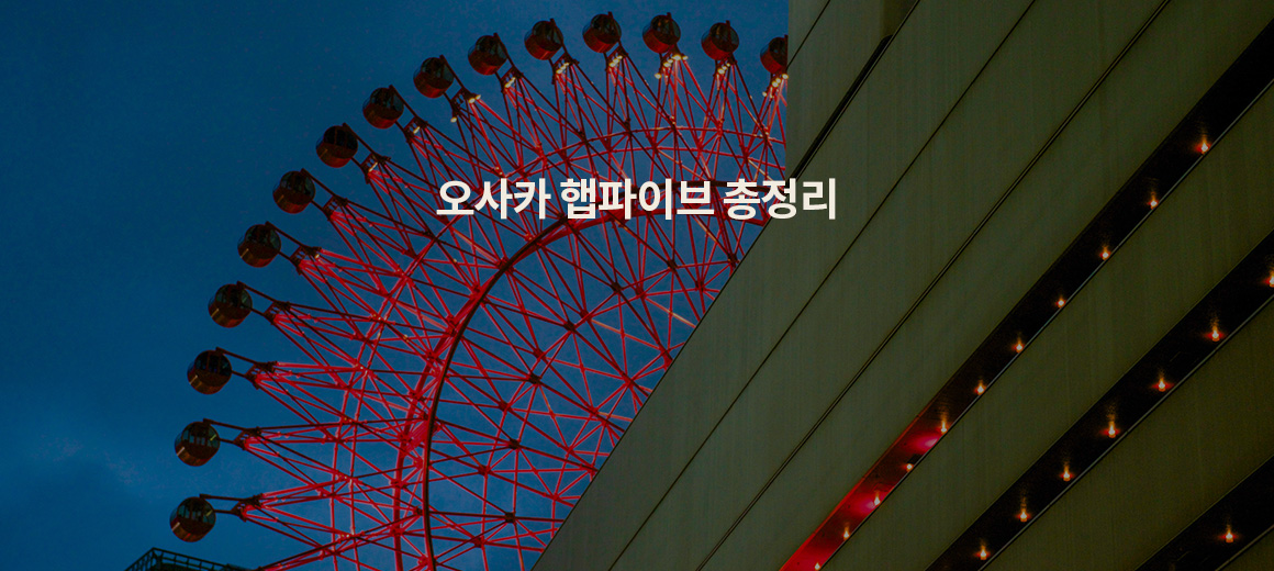 오사카 햅파이브 관람차 주유패스 소요시간 맛집 대기