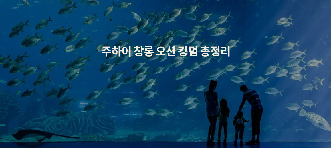 주하이 가족여행 필수코스! 주하이 창롱(헝친 창롱) 오션 킹덤 총정리