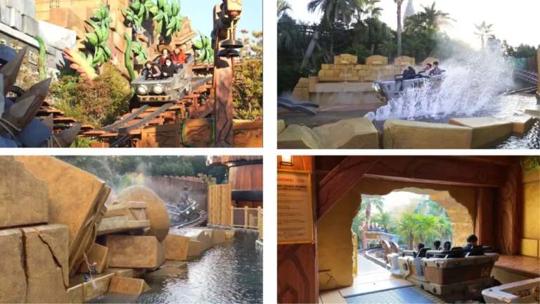 ภาพเครื่องเล่นแนวผจญภัยและล่องแก่งใน Universal Studios Japan เครื่องเล่นยอดนิยมที่รวมใน USJ Express Pass 4 และ Express Pass 7 ปี 2026