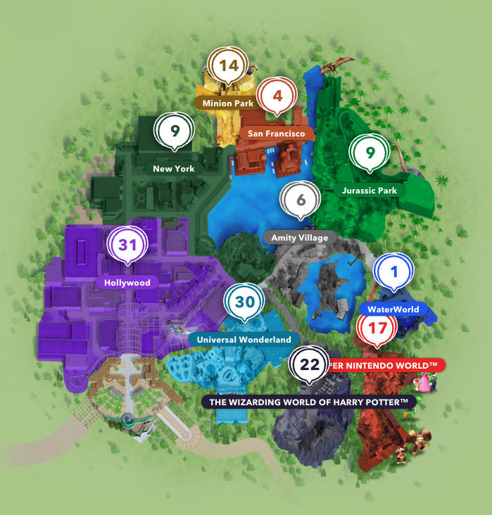 แผนที่ USJ