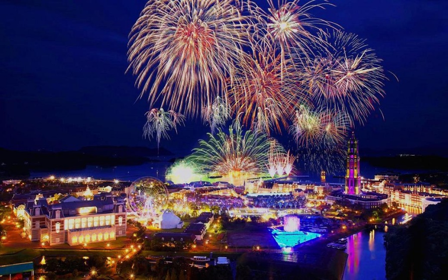 日本花火大會-九州花火-夏季-豪斯登堡煙火