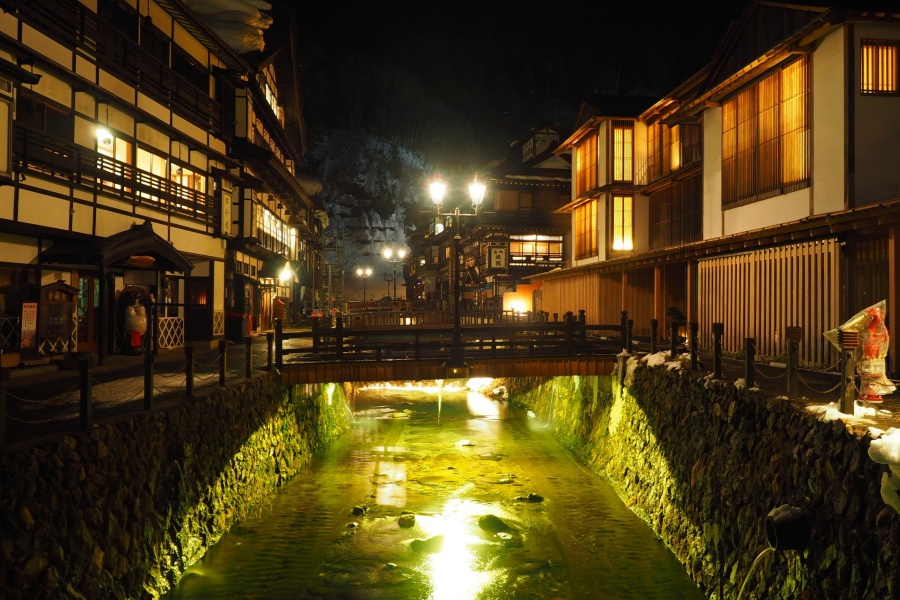 銀山溫泉街景