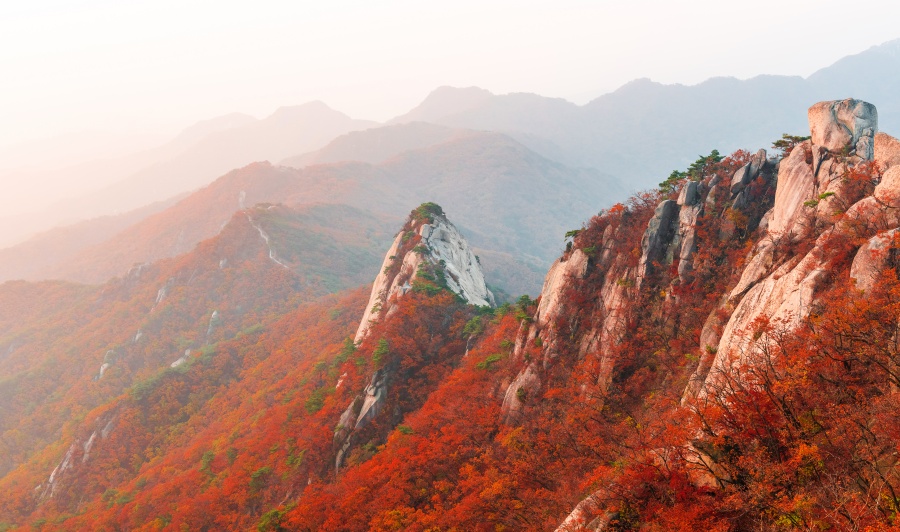 江原道旅遊-江原道景點-雪嶽山國立公園秋季