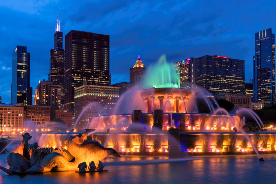 芝加哥景點 白金漢噴泉