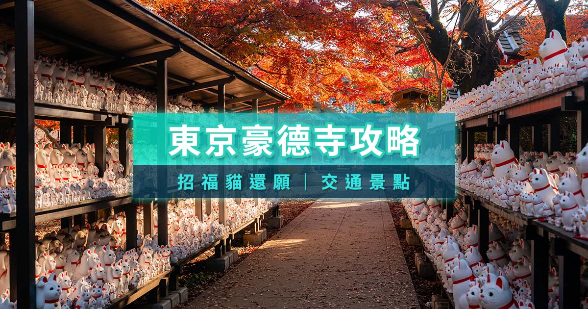 日本豪德寺招財貓聚集地》東急世田谷線貓咪電車、交通方式、招福貓購買限制整理
