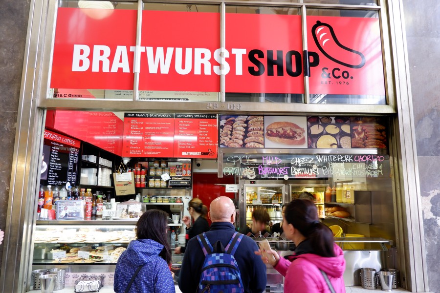 墨爾本美食餐廳推薦-市區美食-熱狗堡-Bratwurst Shop & Co