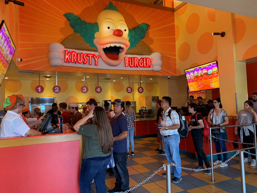 加州好萊塢環球影城-美食-辛普森