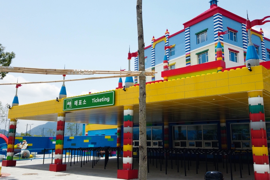 韓國樂高樂園-門口售票
