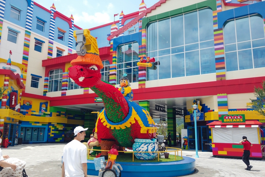 韓國樂高樂園-設施-積木大街-街景