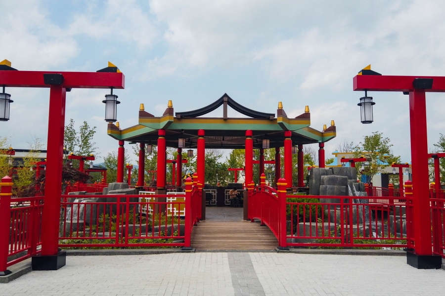 韓國樂高樂園-設施-忍者世界-園區造景