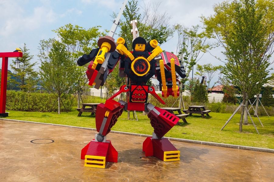 韓國樂高樂園-設施-忍者世界-模型