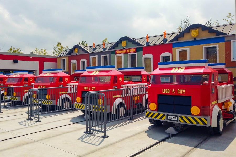 韓國樂高樂園-設施-樂高城市區-消防局