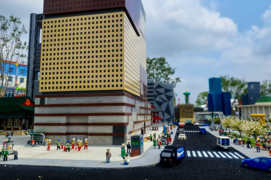 韓國樂高樂園-設施-迷你樂園-街景