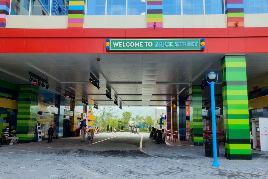 韓國樂高樂園-園區-積木大街