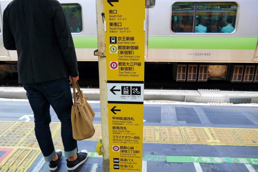 新宿車站-新宿站-轉乘-平面圖-地圖