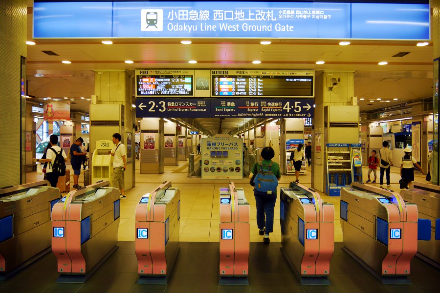 新宿車站-新宿站-轉乘-平面圖-地圖