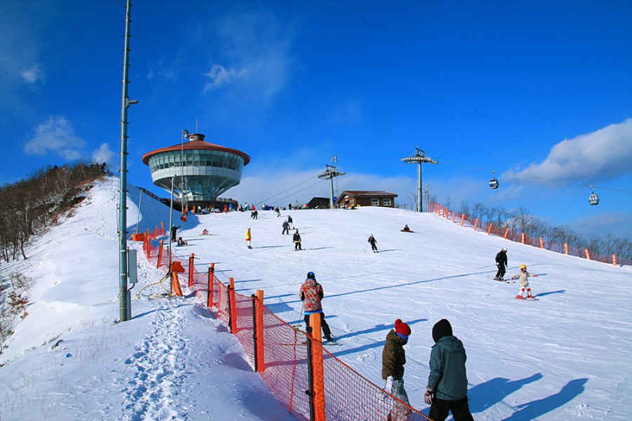 首爾滑雪推薦-江原道滑雪度假村-High 1 渡假村滑雪場