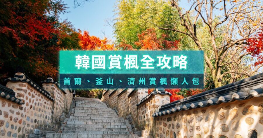 韓國賞楓2025時間》韓國賞楓團怎麼選？首爾/釜山賞楓景點推薦